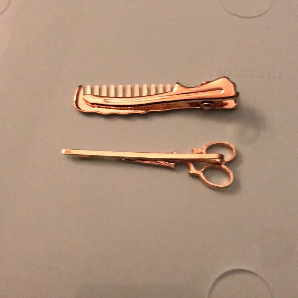 Scissors & Comb Hair Clips Set - Picture 4 of 7